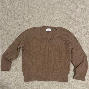 Old Navy Brown V- Neck Sweater